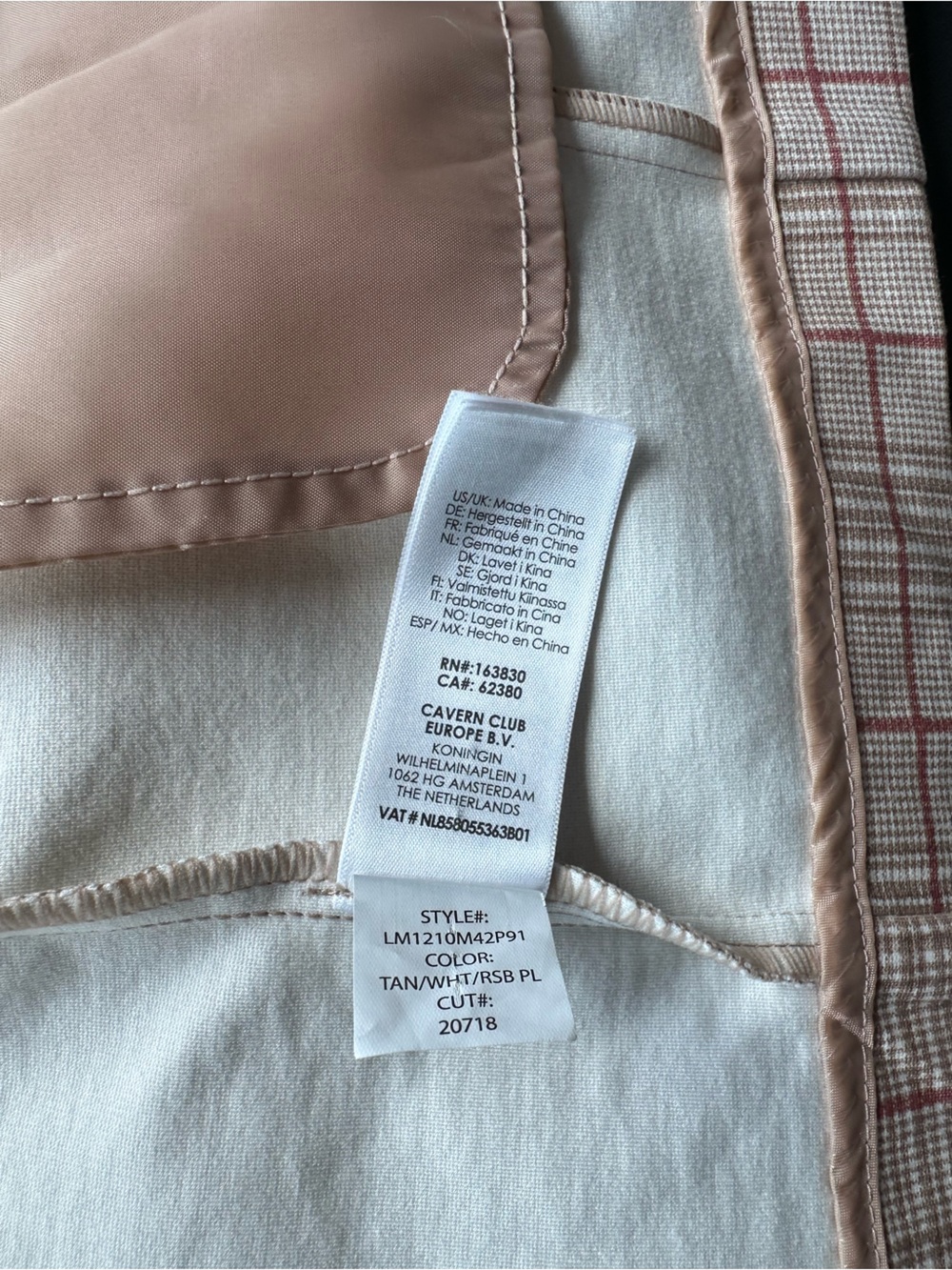 Liverpool Los Angeles light Pink Plaid Blazer Jacket with stretch XS - Picture 8 of 16